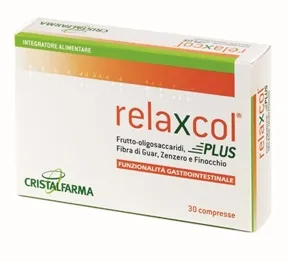 Relaxcol Plus 30 таблеток добавка для здоровья кишечника Cristalfarma 
Relaxcol Plus 30 таблеток добавка для здоровья кишечника Cristalfarma