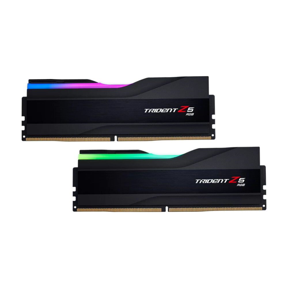 Оперативная память G.SKILL Trident Z5 RGB, 32Гб DDR5 (2x16 Гб), 7600 МГц, CL36, F5-7600J3646G16GX2-TZ5RK, черный
Оперативная память G.SKILL Trident Z5 RGB, 32Гб DDR5 (2x16 Гб), 7600 МГц, CL36, F5-7600J3646G16GX2-TZ5RK, черный