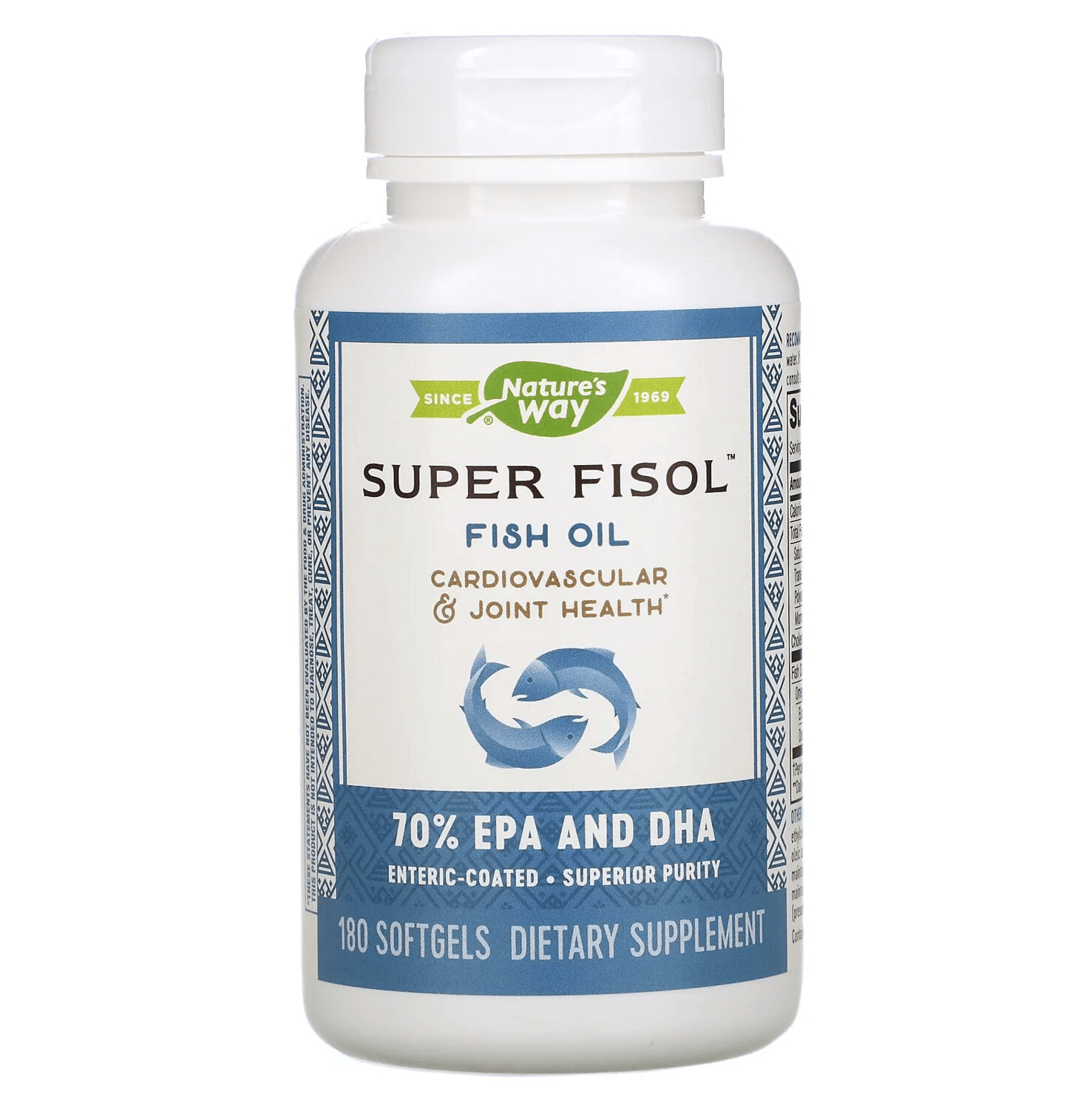 Super Fisol, рыбий жир 180 таблеток, Nature's Way
Super Fisol, рыбий жир 180 таблеток, Nature's Way