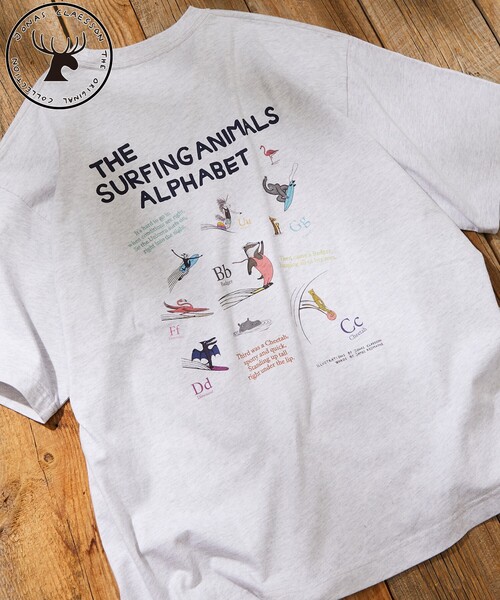 Футболка с коротким рукавом, принт "Животные, занимающиеся серфингом" Jonas Claesson, светло-серый
Футболка с коротким рукавом, принт "Животные, занимающиеся серфингом" Jonas Claesson, светло-серый