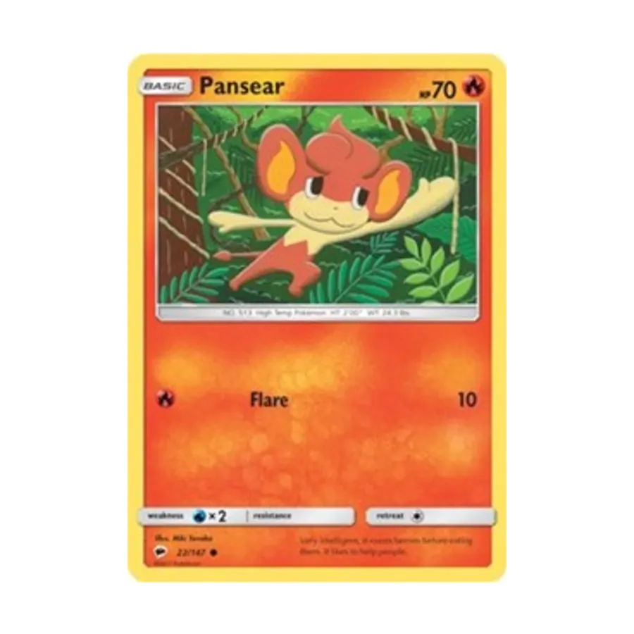 CCG Пансер (К) #22, Pokemon - Sun & Moon - Burning Shadows - Singles
CCG Пансер (К) #22, Pokemon - Sun & Moon - Burning Shadows - Singles