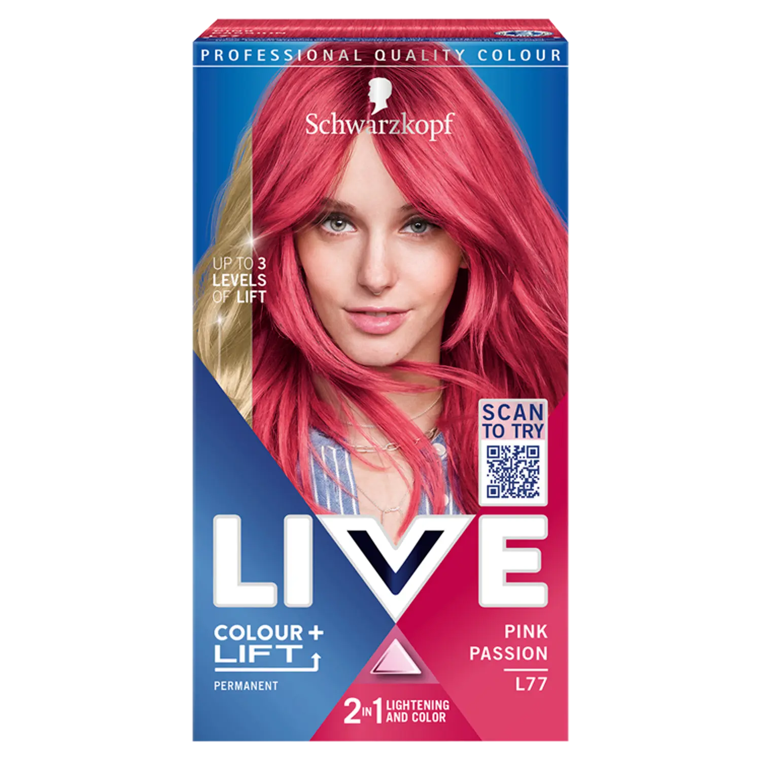 Schwarzkopf Colour+Lift L77 Pink Passion краска для волос l77 осветляющая и окрашивающая розовая страсть, 1 упаковка
Schwarzkopf Colour+Lift L77 Pink Passion краска для волос l77 осветляющая и окрашивающая розовая страсть, 1 упаковка