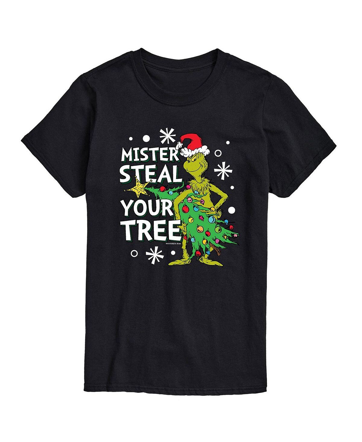 Мужская футболка с рисунком dr. seuss the grinch steal your tree AIRWAVES, черный
Мужская футболка с рисунком dr. seuss the grinch steal your tree AIRWAVES, черный