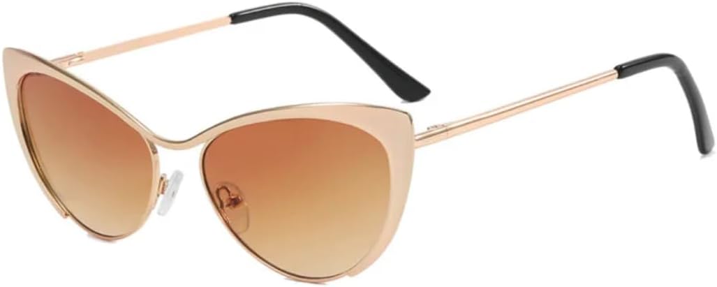 Женские солнцезащитные очки Shauna с защитой от синего света, оправой «кошачий глаз», пружинным шарниром и металлическим градиентом, защита от УФ-излучения UV400 VVTWSSW, Golden Tea
Женские солнцезащитные очки Shauna с защитой от синего света, оправой «кошачий глаз», пружинным шарниром и металлическим градиентом, защита от УФ-излучения UV400 VVTWSSW, Golden Tea