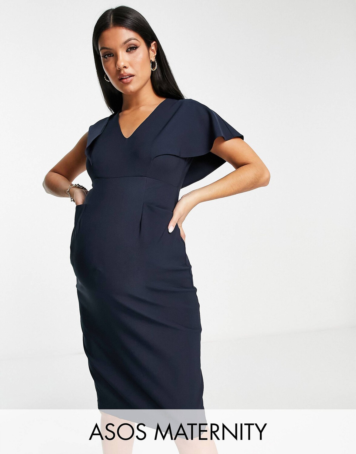 Темно-синее платье-карандаш миди с рукавами ангела ASOS DESIGN Maternity Maternity, Синий, Темно-синее платье-карандаш миди с рукавами ангела ASOS DESIGN Maternity Maternity
Темно-синее платье-карандаш миди с рукавами ангела ASOS DESIGN Maternity Maternity, Синий, Темно-синее платье-карандаш миди с рукавами ангела ASOS DESIGN Maternity Maternity