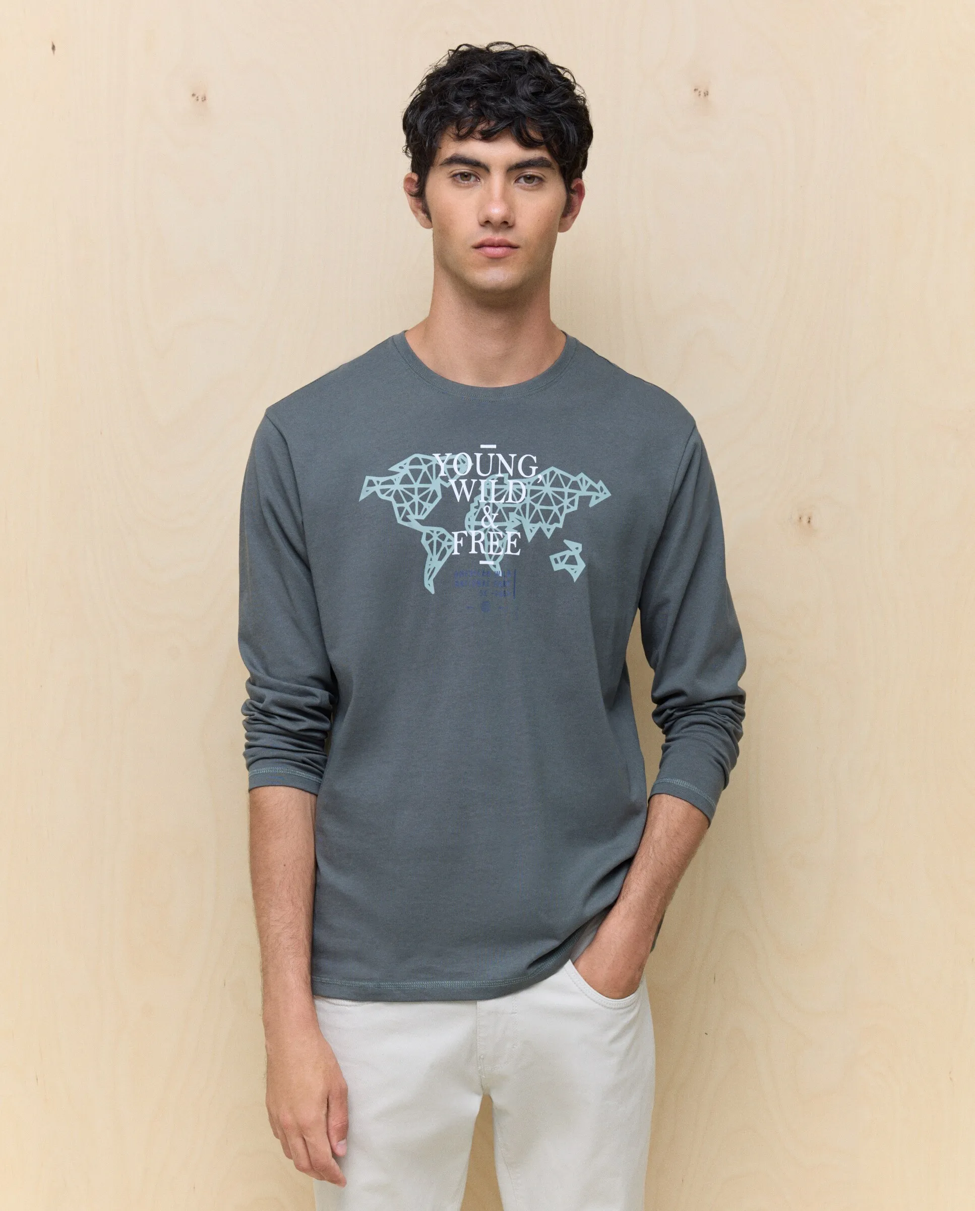 Мужская футболка с длинным рукавом Easy Wear, хаки
Мужская футболка с длинным рукавом Easy Wear, хаки