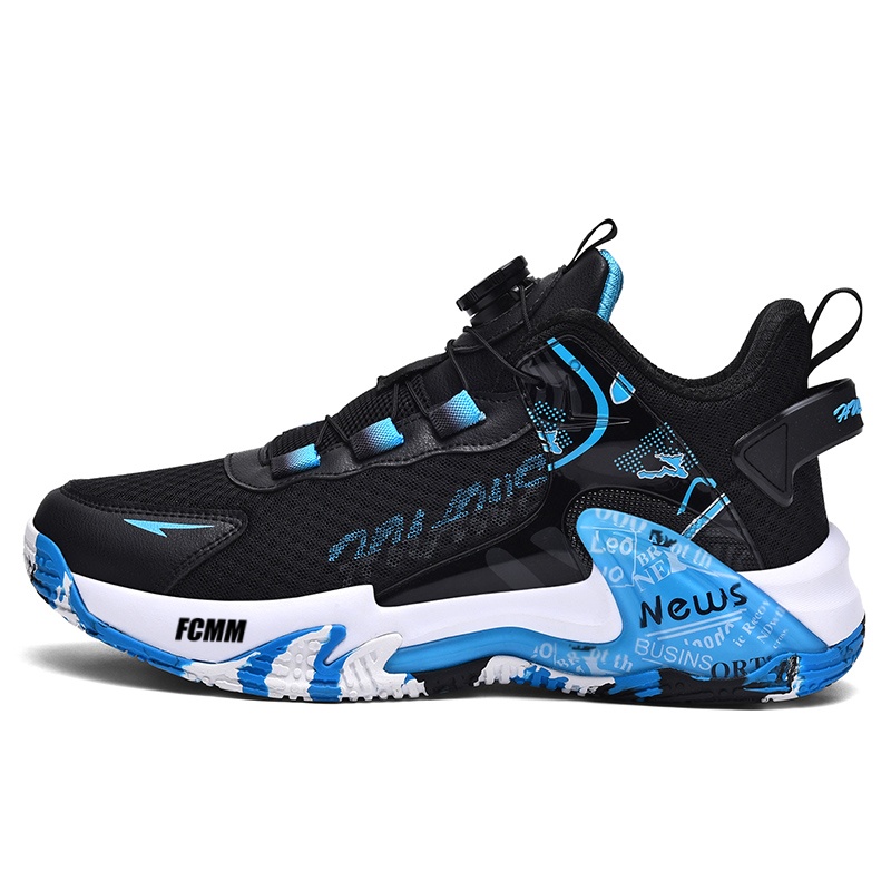 Противоскользящие и дышащие детские баскетбольные кроссовки для подростков FCMM, черный/синий
Противоскользящие и дышащие детские баскетбольные кроссовки для подростков FCMM, черный/синий