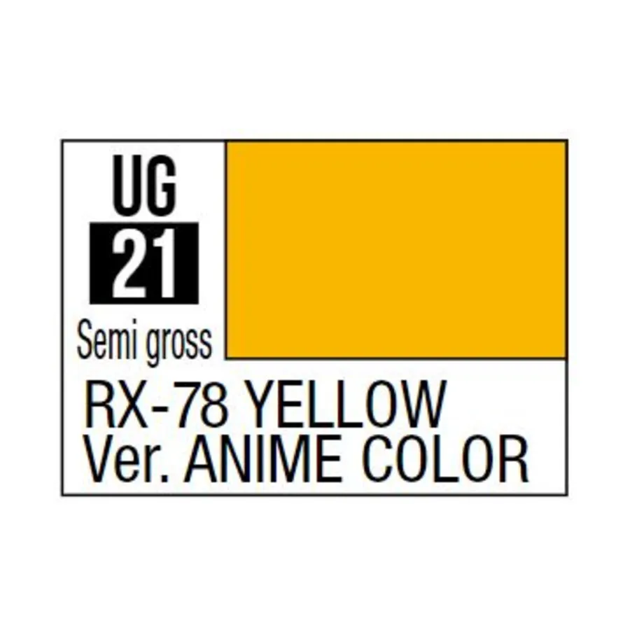 Полуглянцевый RX-78 Желтый аниме для строителей, Gundam Paints & Markers (Mr. Hobby)
Полуглянцевый RX-78 Желтый аниме для строителей, Gundam Paints & Markers (Mr. Hobby)