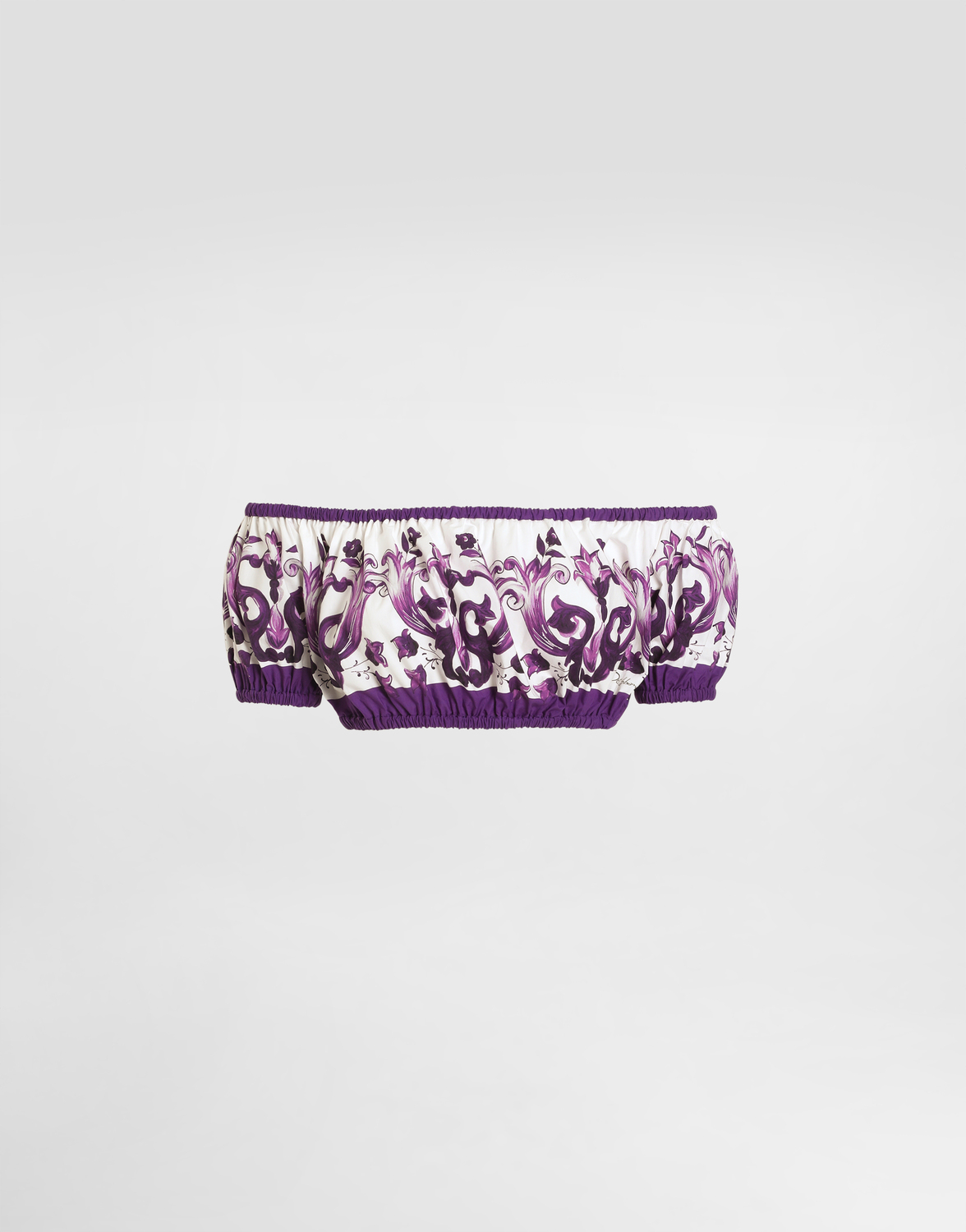 Топ из поплина с принтом майолика Dolce & Gabbana, мультиколор
Топ из поплина с принтом майолика Dolce & Gabbana, мультиколор