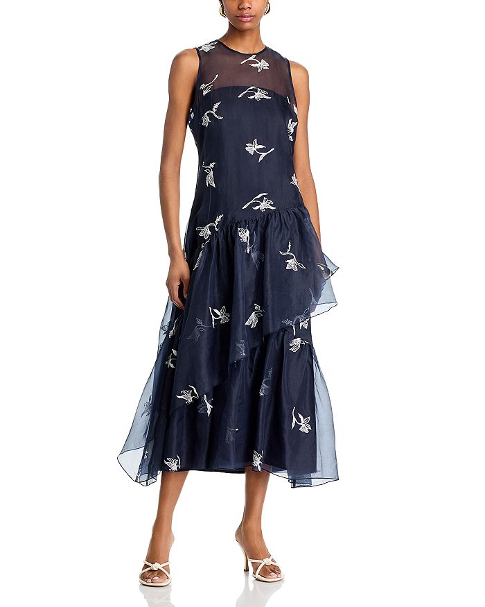 Роберта Платье из шелка Cinq à Sept, синий
Роберта Платье из шелка Cinq à Sept, синий