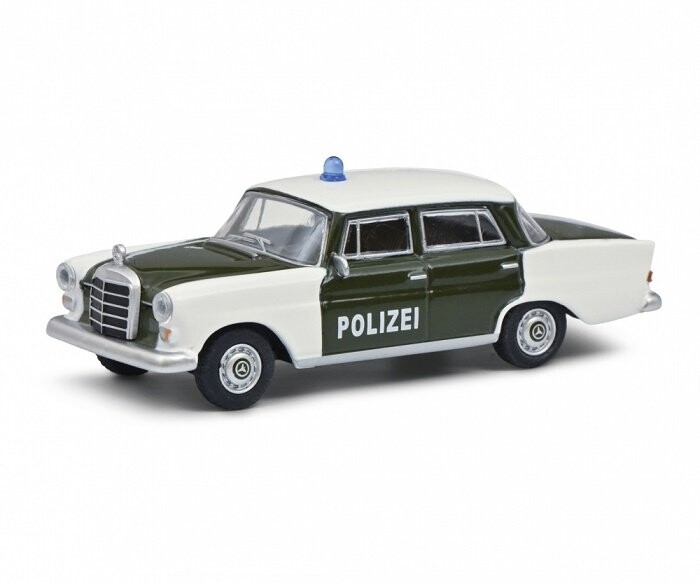 Schuco Mercedes Benz 200 Polizei 1:64 452027800
Schuco Mercedes Benz 200 Polizei 1:64 452027800