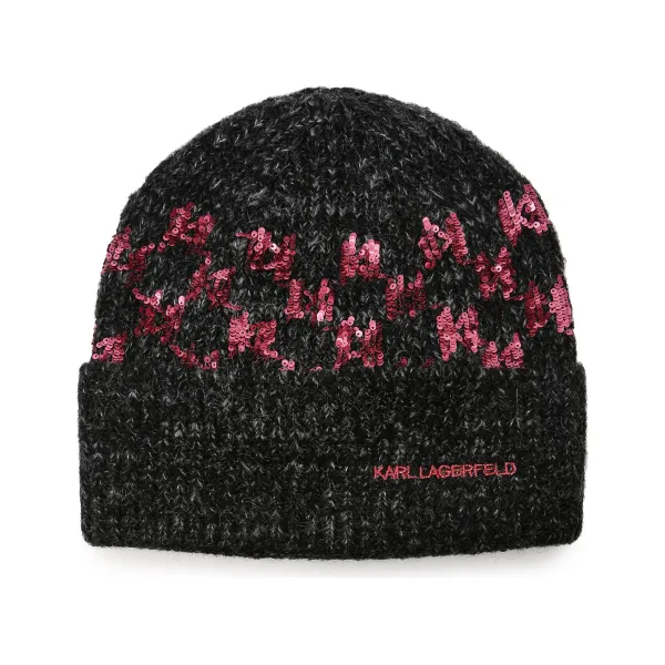 К/Вечерняя шапочка с добавлением шерсти Karl Lagerfeld, черный
К/Вечерняя шапочка с добавлением шерсти Karl Lagerfeld, черный