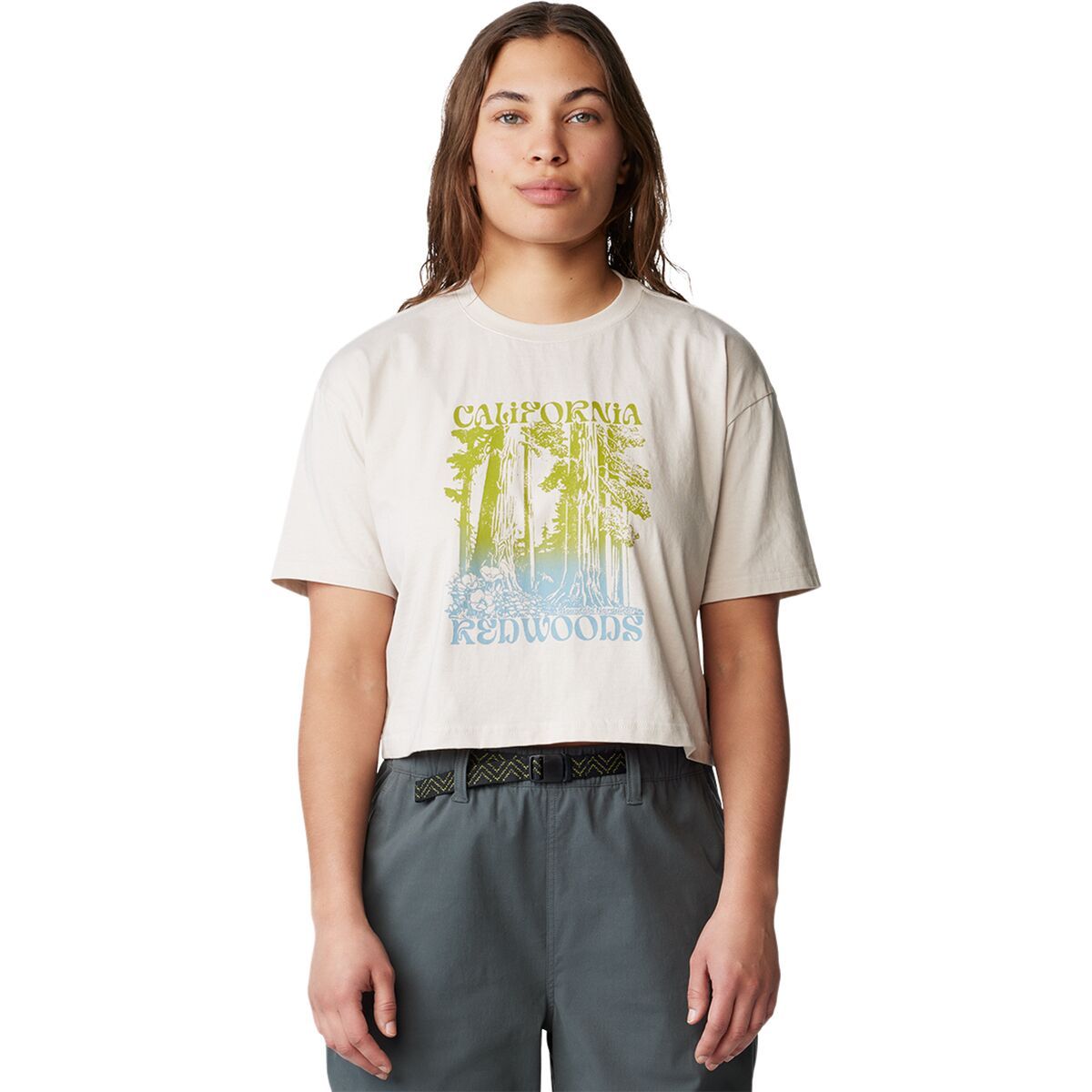 Короткая блуза свободного кроя Landmark Mountain Hardwear, цвет talc 
Короткая блуза свободного кроя Landmark Mountain Hardwear, цвет talc