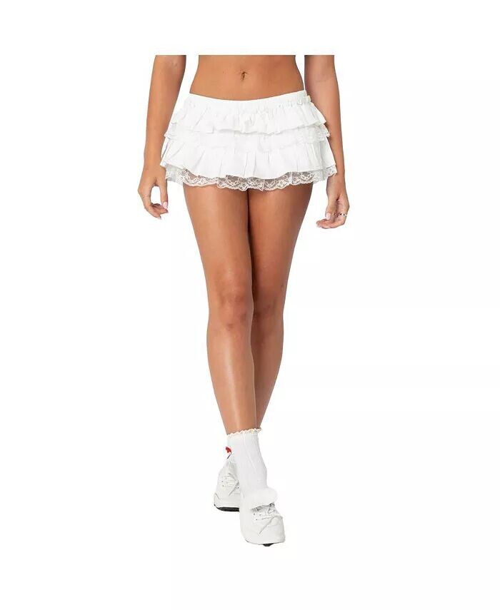 Женская блузка-юбка с кружевом и оборками Edikted, белый
Женская блузка-юбка с кружевом и оборками Edikted, белый