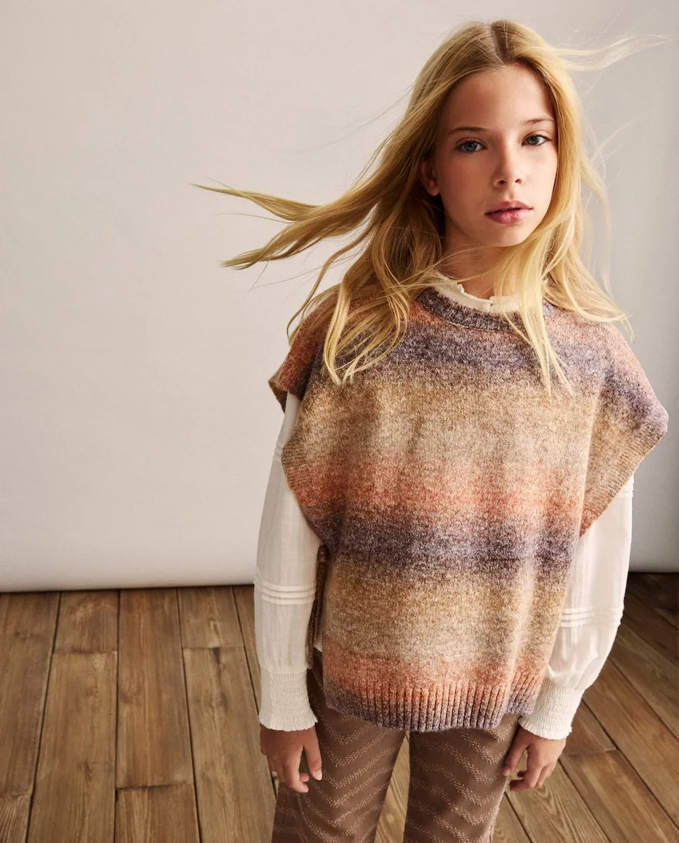 Жилет с градиентными полосками и боковыми завязками для девочки Coconut El Corte Inglés, мультиколор
Жилет с градиентными полосками и боковыми завязками для девочки Coconut El Corte Inglés, мультиколор