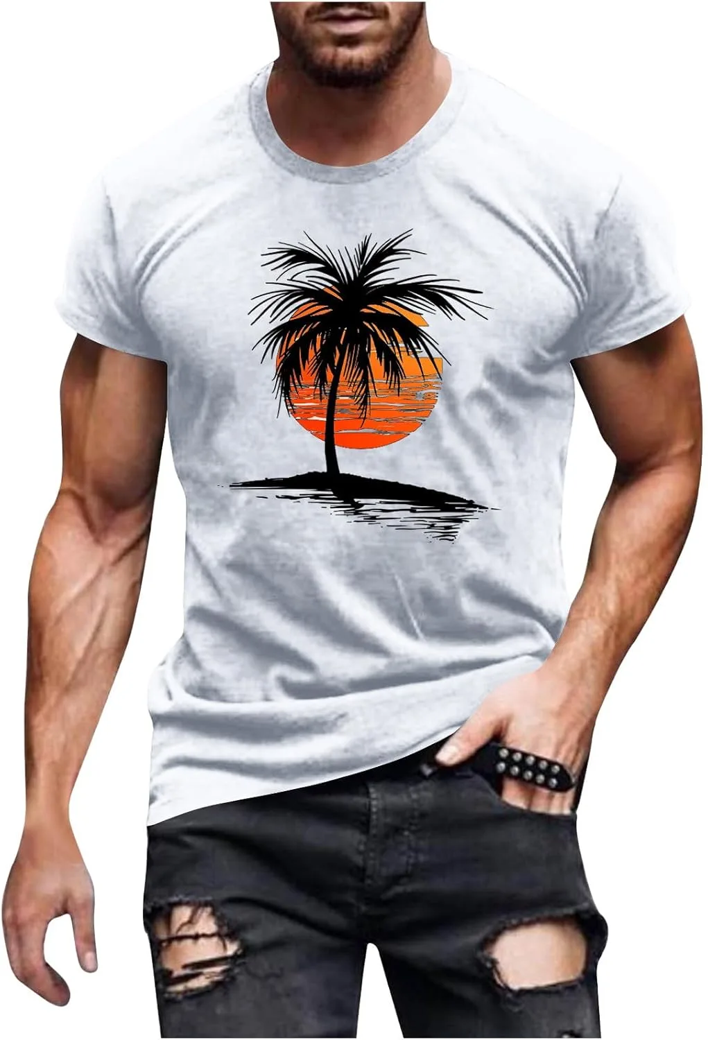 Футболка с принтом пальмы для летнего отдыха Ozmmyan
Футболка с принтом пальмы для летнего отдыха Ozmmyan
