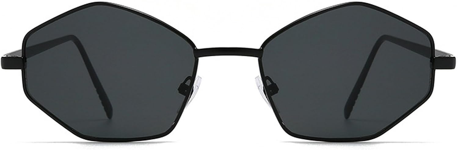 Солнцезащитные очки в шестиугольной оправе для женщин, модель 2025, многоугольные, неправильной формы, с золотой металлической оправой, с защитой от УФ-излучения mincl, Black
Солнцезащитные очки в шестиугольной оправе для женщин, модель 2025, многоугольные, неправильной формы, с золотой металлической оправой, с защитой от УФ-излучения mincl, Black