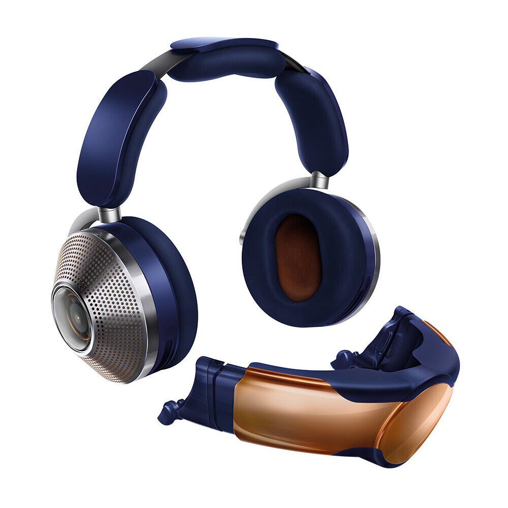 Беспроводные наушники Dyson Zone с очистителем воздуха, синий/медь
Беспроводные наушники Dyson Zone с очистителем воздуха, синий/медь