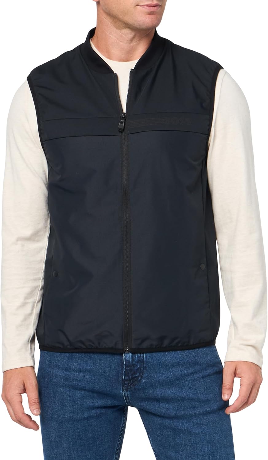 BOSS мужская легкая жилетка Ripstop Nylon, Blueberry Blue
BOSS мужская легкая жилетка Ripstop Nylon, Blueberry Blue