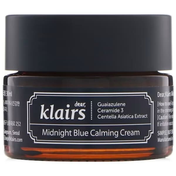 Ночной крем для лица с пептидами и гиалуроновой кислотой Dear, Klairs Midnight Blue Calming Cream, 30 мл
Ночной крем для лица с пептидами и гиалуроновой кислотой Dear, Klairs Midnight Blue Calming Cream, 30 мл