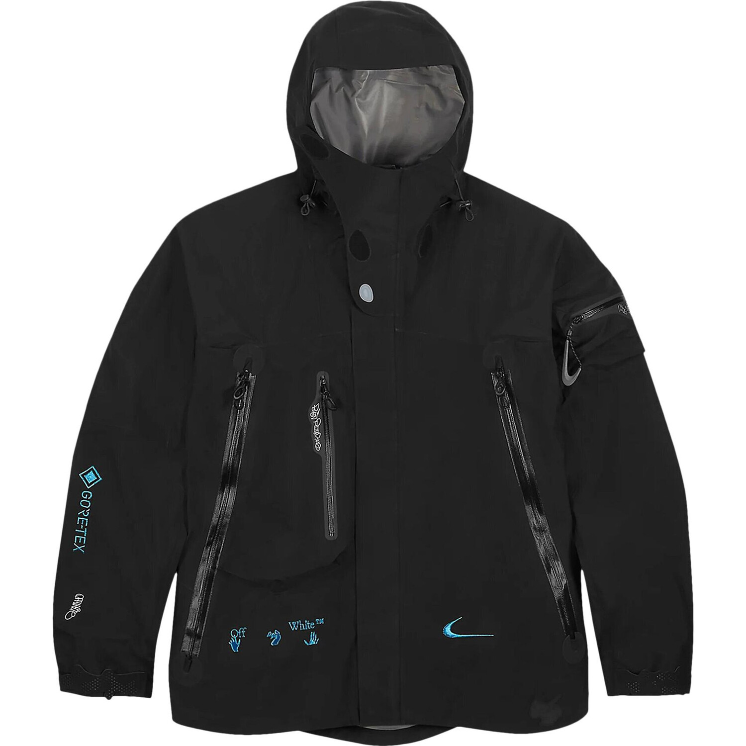 Куртка Nike x Off-White GORE-TEX Jacket, черный
Куртка Nike x Off-White GORE-TEX Jacket, черный
