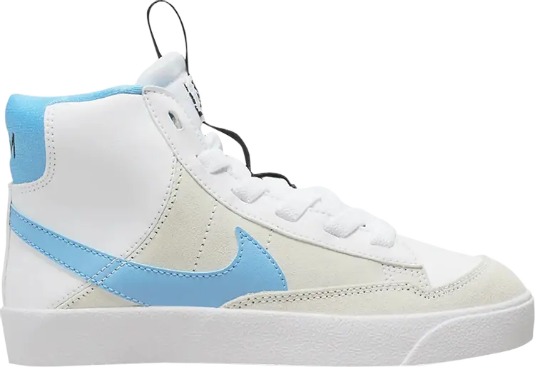 Кроссовки Nike Blazer Mid '77 SE PS 'Dance - White University Blue', белый
Кроссовки Nike Blazer Mid '77 SE PS 'Dance - White University Blue', белый