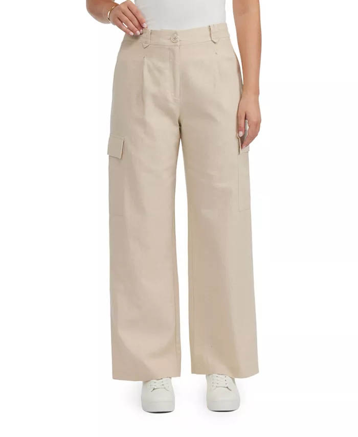 Женские брюки-карго с пуговицами спереди Ellen Tracy, коричневый/бежевый
Женские брюки-карго с пуговицами спереди Ellen Tracy, коричневый/бежевый