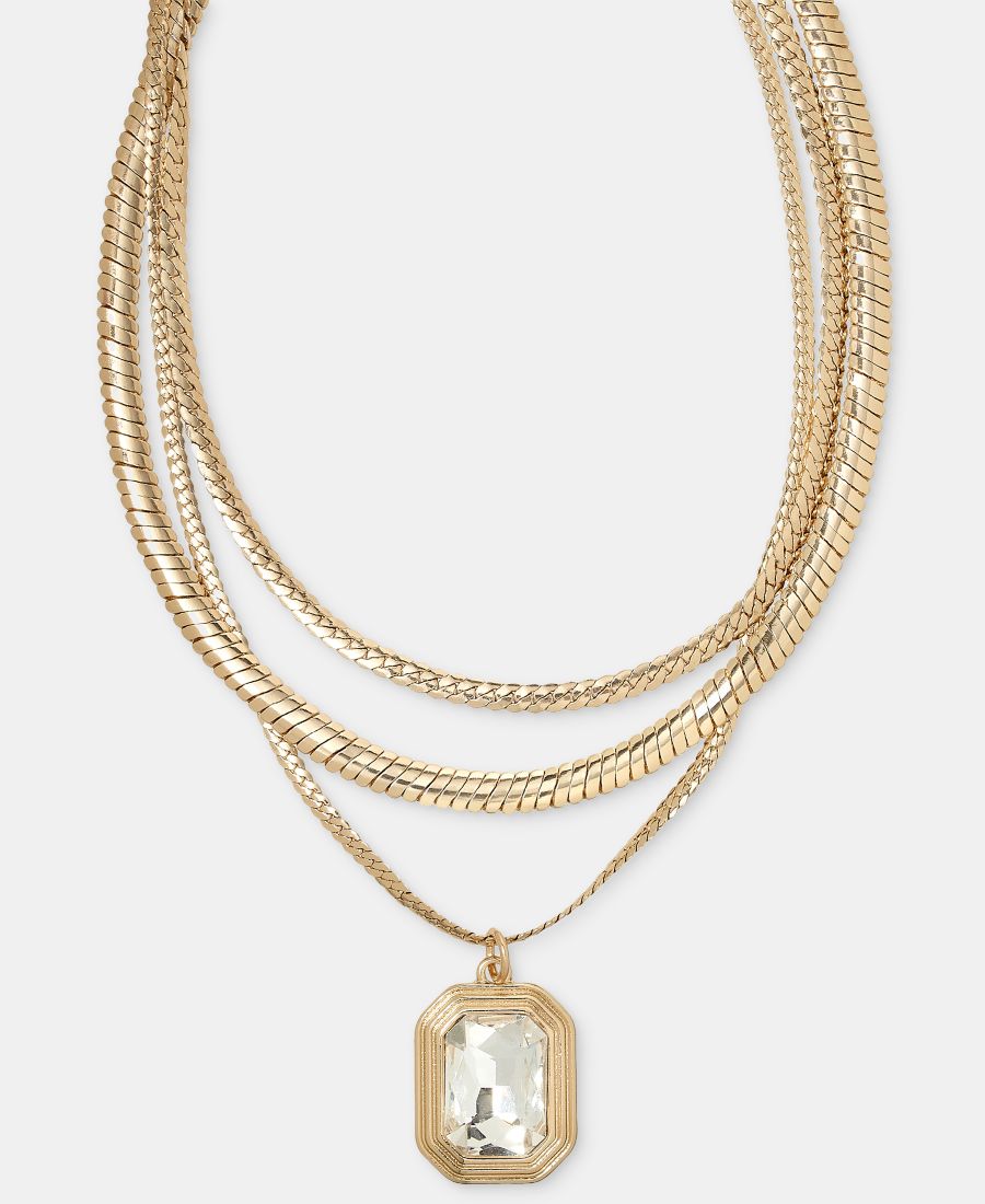 Колье с многослойным кулоном из кристаллов, 17 дюймов + удлинитель 3 дюйма INC International Concepts, Gold
Колье с многослойным кулоном из кристаллов, 17 дюймов + удлинитель 3 дюйма INC International Concepts, Gold