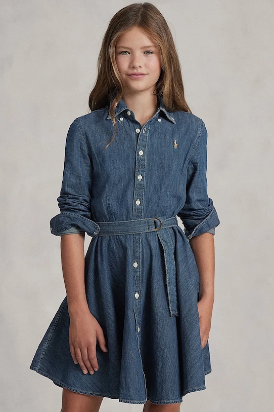 Детское платье Polo Ralph Lauren, синий
Детское платье Polo Ralph Lauren, синий