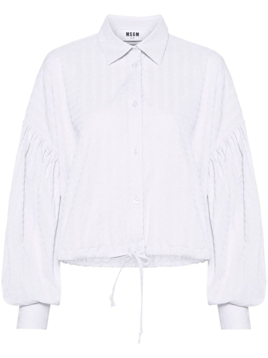MSGM рубашка с кулиской, белый
MSGM рубашка с кулиской, белый
