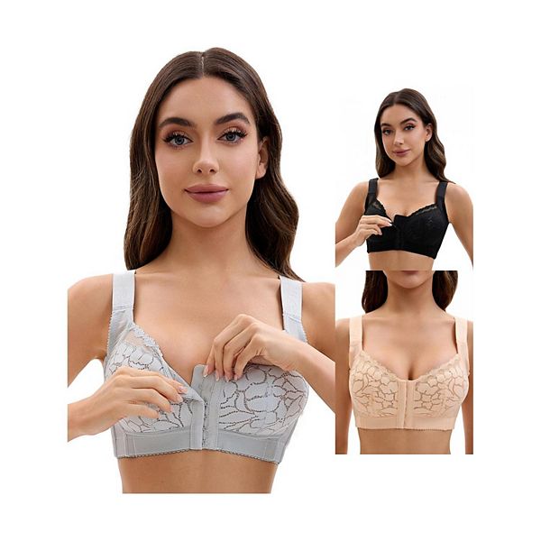 3 упаковки женских бесшовных мягких бюстгальтеров без косточек с широкими бретелями Inspire Chic, Black Beige Light Blue
3 упаковки женских бесшовных мягких бюстгальтеров без косточек с широкими бретелями Inspire Chic, Black Beige Light Blue