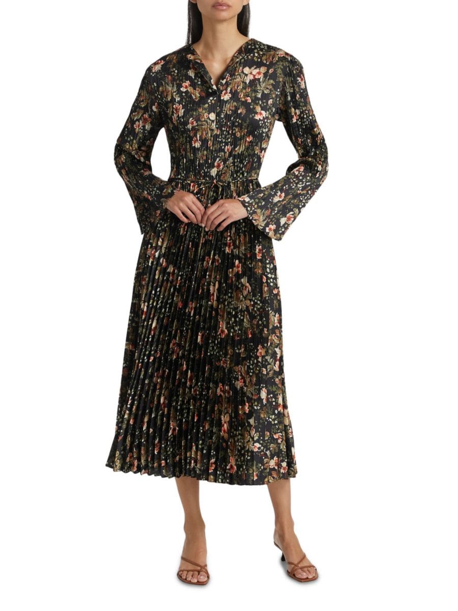 Платье миди с плиссировкой Orchid Vine Vince, цвет Black Night
Платье миди с плиссировкой Orchid Vine Vince, цвет Black Night