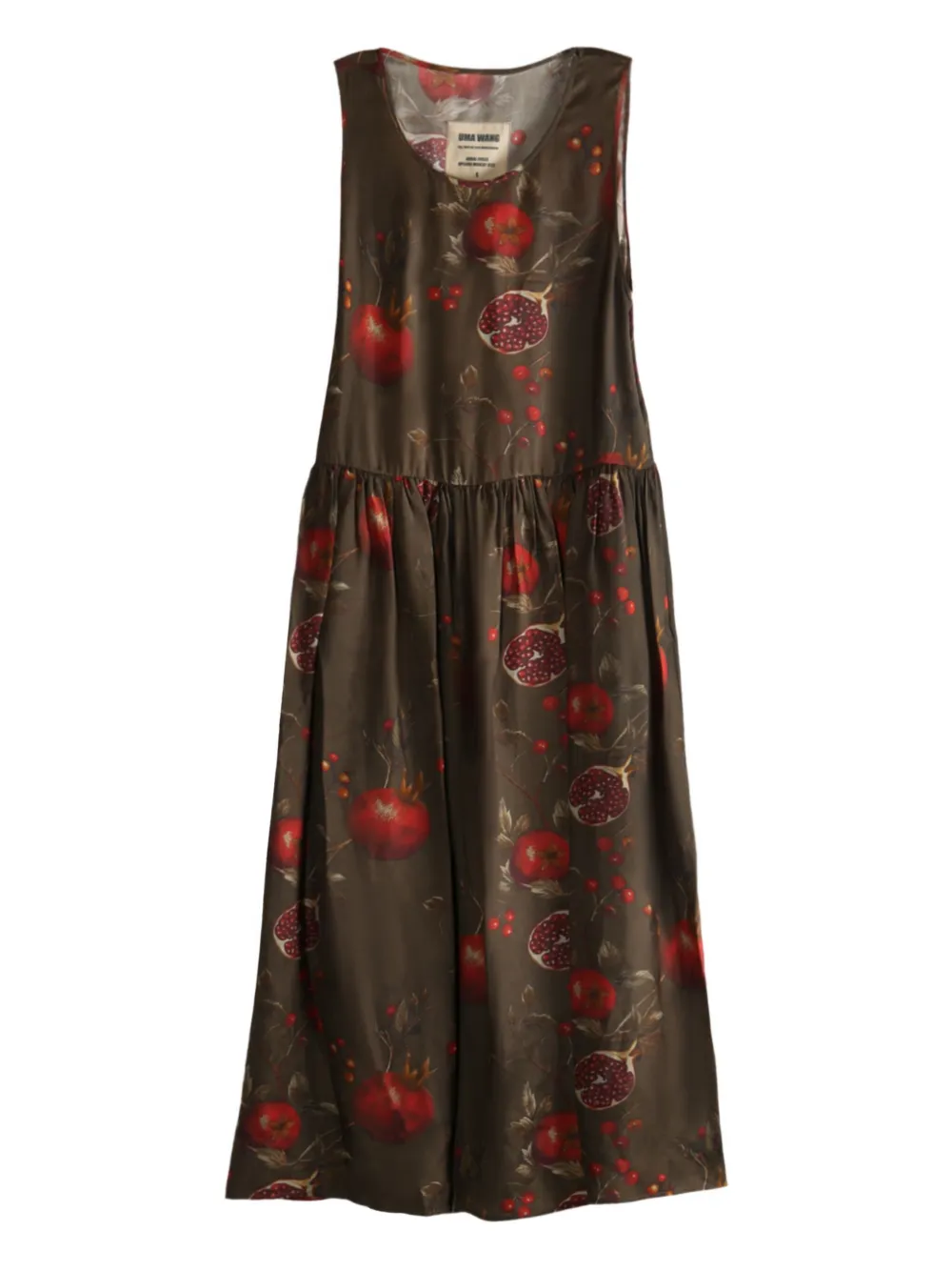 Платье-халат Ardal с принтом граната Uma Wang, коричневый
Платье-халат Ardal с принтом граната Uma Wang, коричневый