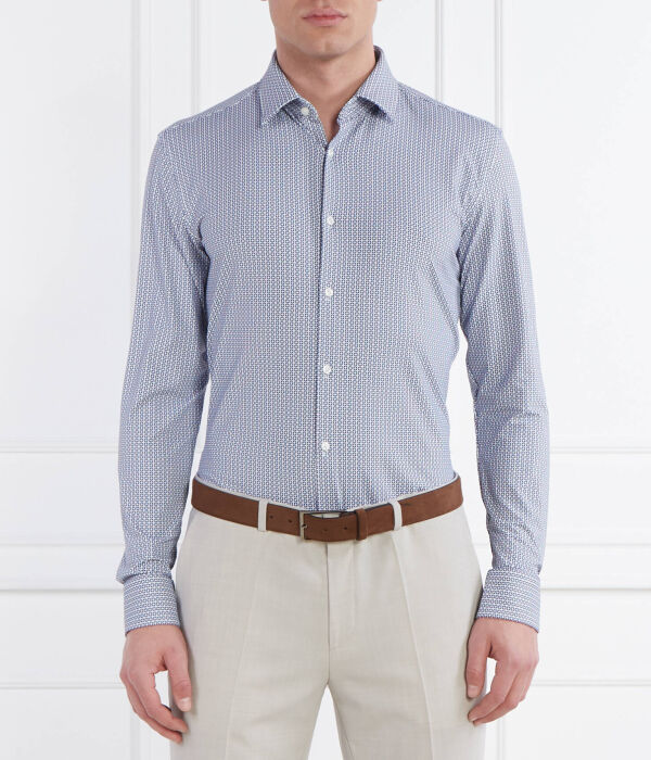 Рубашка Hugo Kenno Slim Fit, синий / белый
Рубашка Hugo Kenno Slim Fit, синий / белый