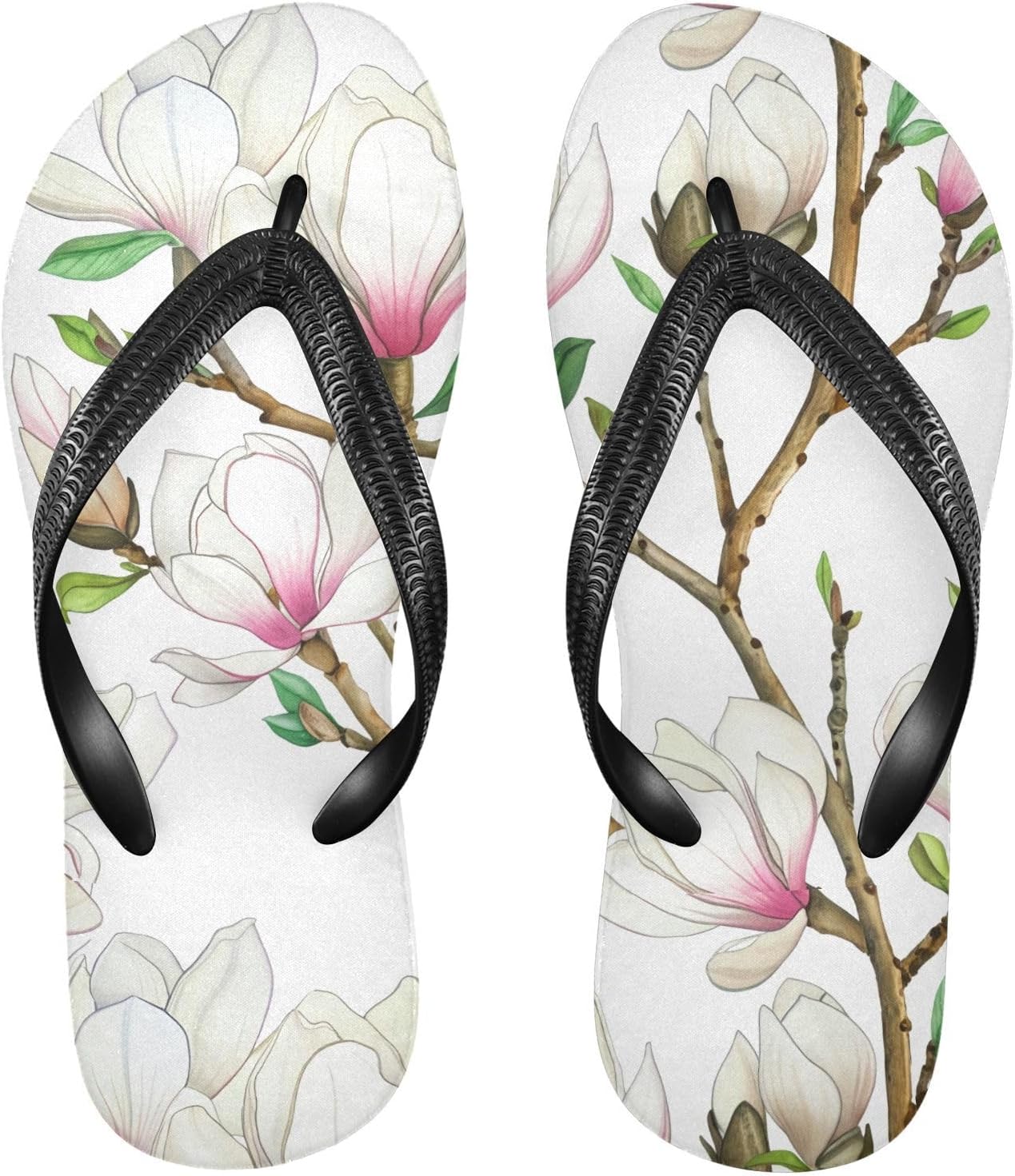 Женские и мужские пляжные шлепанцы Magnolia Blossom белого цвета, резиновые, противоскользящие, летние сандалии для душа и прогулки Sinestour
Женские и мужские пляжные шлепанцы Magnolia Blossom белого цвета, резиновые, противоскользящие, летние сандалии для душа и прогулки Sinestour