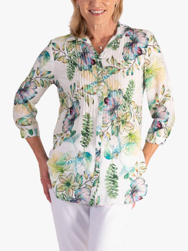 Футболка с цветочным принтом Majestic Garden chesca, White/Green
Футболка с цветочным принтом Majestic Garden chesca, White/Green