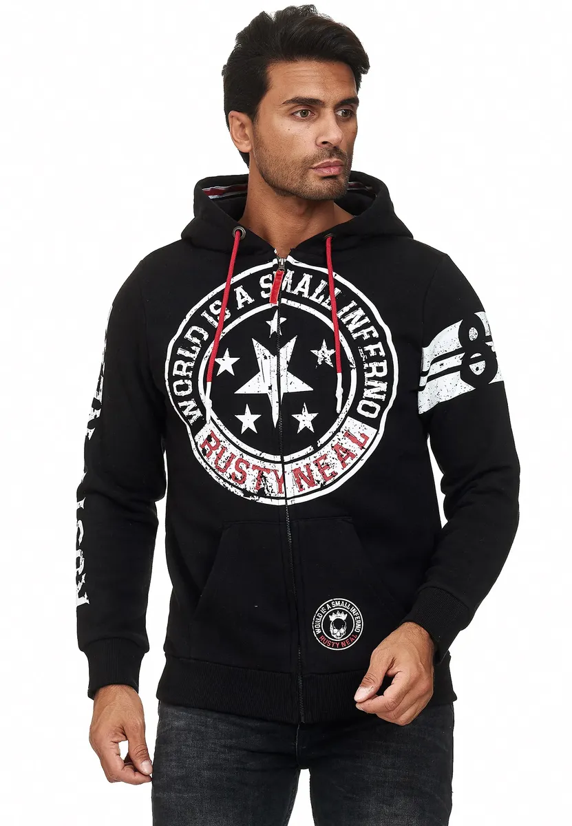 Толстовка Rusty Neal с крутым принтом, черный
Толстовка Rusty Neal с крутым принтом, черный