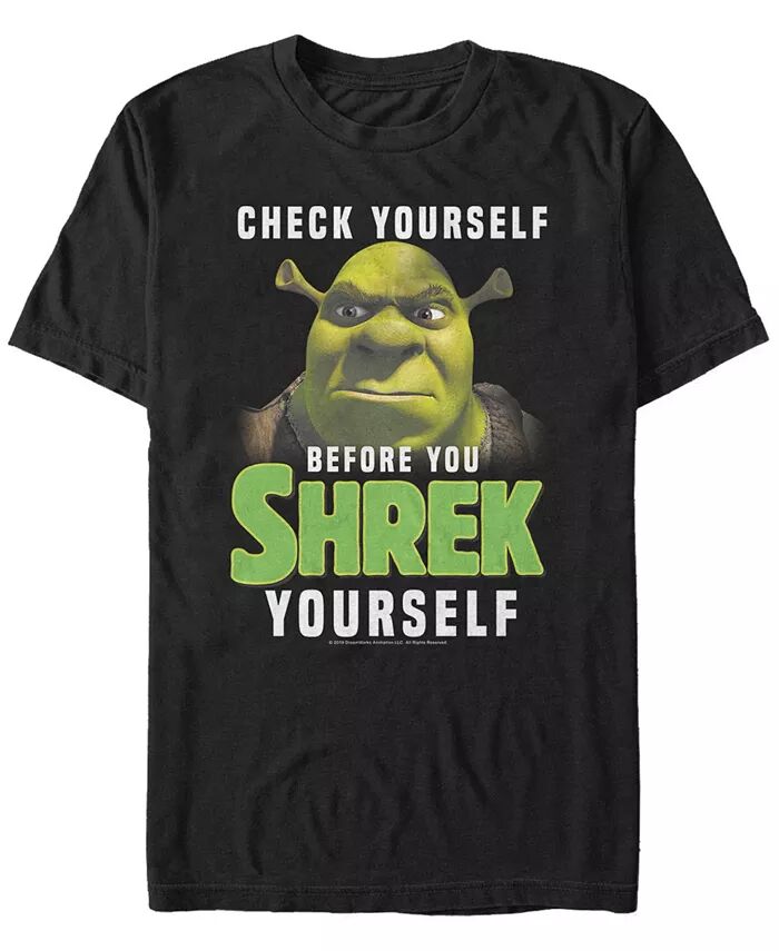 Футболка с коротким рукавом Shrek для мужчин Check Yourself Before You Shrek Yourself Fifth Sun, черный
Футболка с коротким рукавом Shrek для мужчин Check Yourself Before You Shrek Yourself Fifth Sun, черный