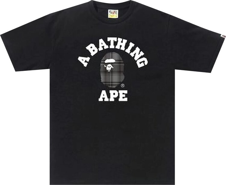 Футболка BAPE Check College Tee 'Black/Black', черный
Футболка BAPE Check College Tee 'Black/Black', черный