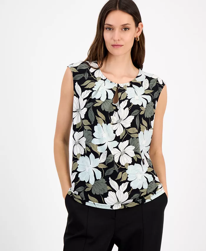 Женский топ без рукавов с принтом и вырезом "ключ", Regular & Petite Kasper, зеленый
Женский топ без рукавов с принтом и вырезом "ключ", Regular & Petite Kasper, зеленый