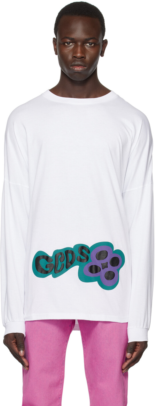 Белая футболка с длинным рукавом в шахматную клетку GCDS, Белый, Белая футболка с длинным рукавом в шахматную клетку GCDS
Белая футболка с длинным рукавом в шахматную клетку GCDS, Белый, Белая футболка с длинным рукавом в шахматную клетку GCDS