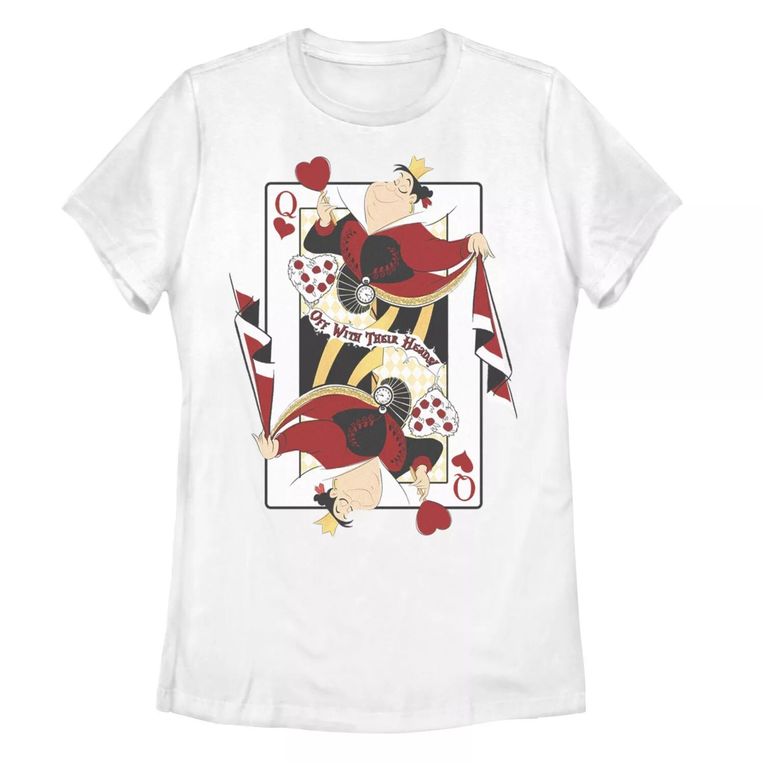 Детская футболка с игральными картами Disney «Алиса в стране чудес» «Королева червей» Licensed Character, белый
Детская футболка с игральными картами Disney «Алиса в стране чудес» «Королева червей» Licensed Character, белый