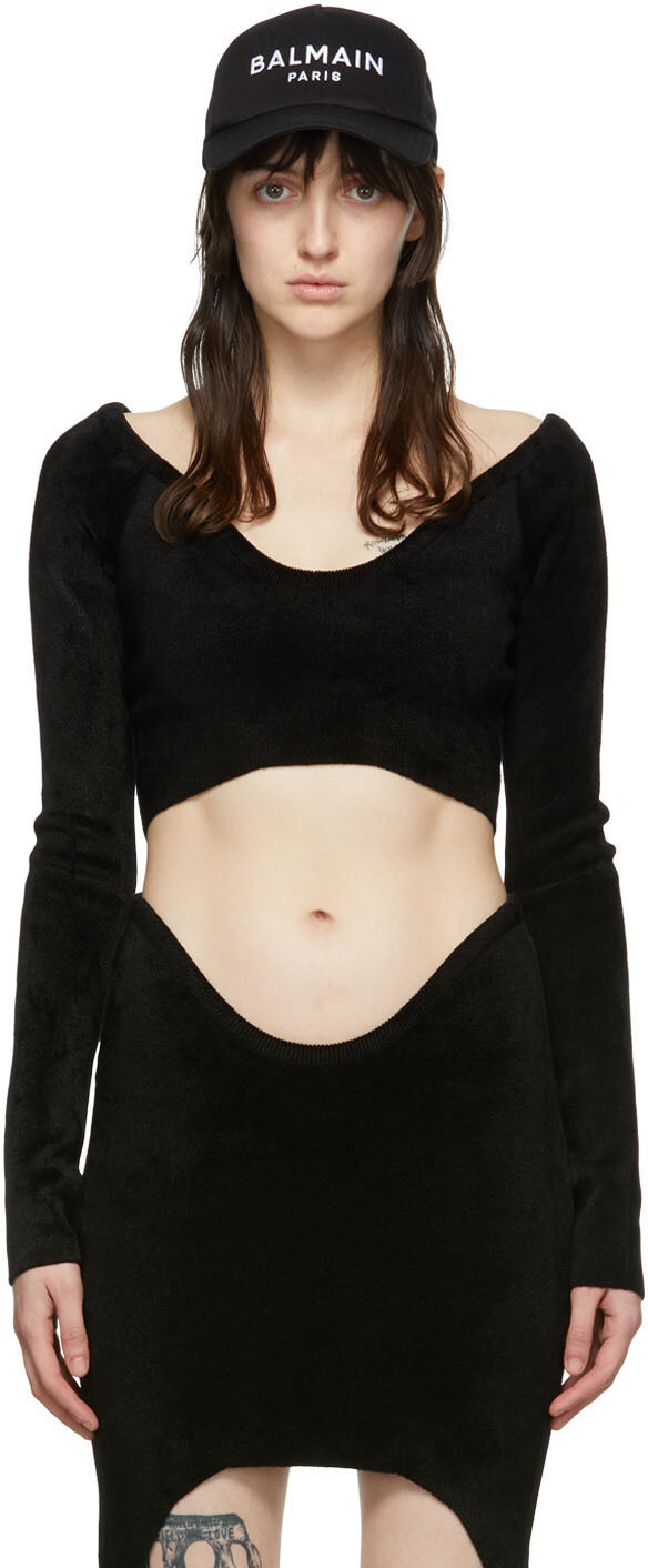 Черная вискозная футболка с длинным рукавом Balmain, Черный, Черная вискозная футболка с длинным рукавом Balmain
Черная вискозная футболка с длинным рукавом Balmain, Черный, Черная вискозная футболка с длинным рукавом Balmain