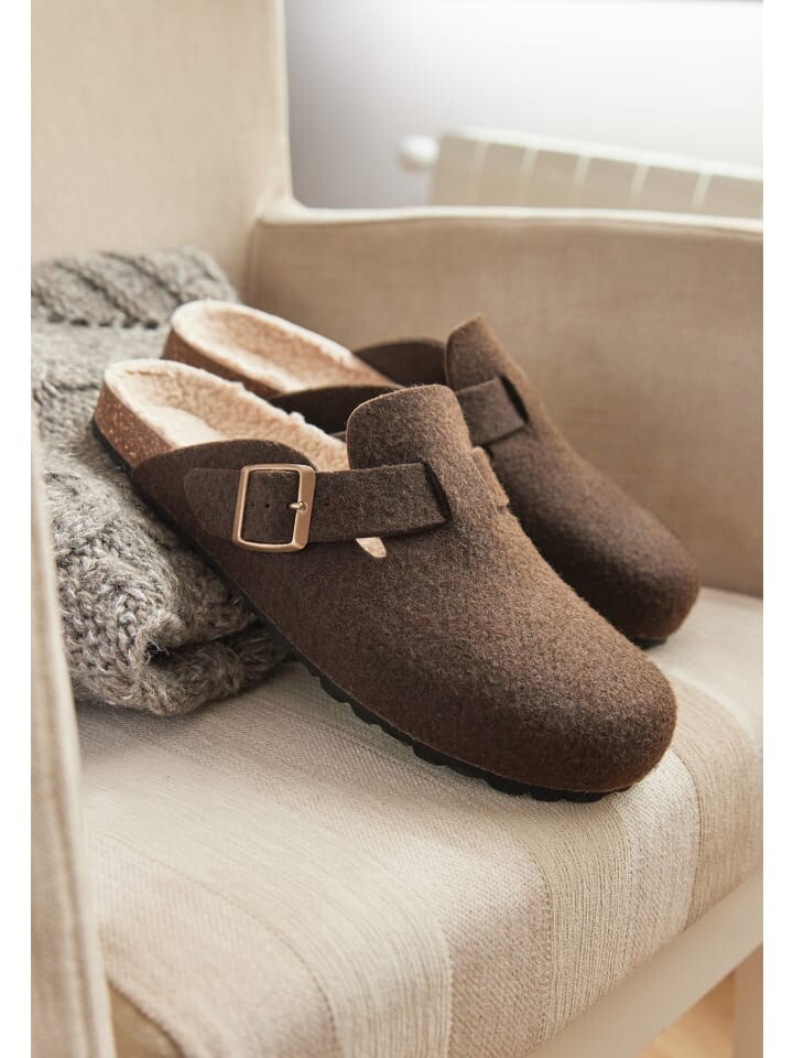 Мюли babunkers HOME FANTASY, коричневый 
Мюли babunkers HOME FANTASY, коричневый