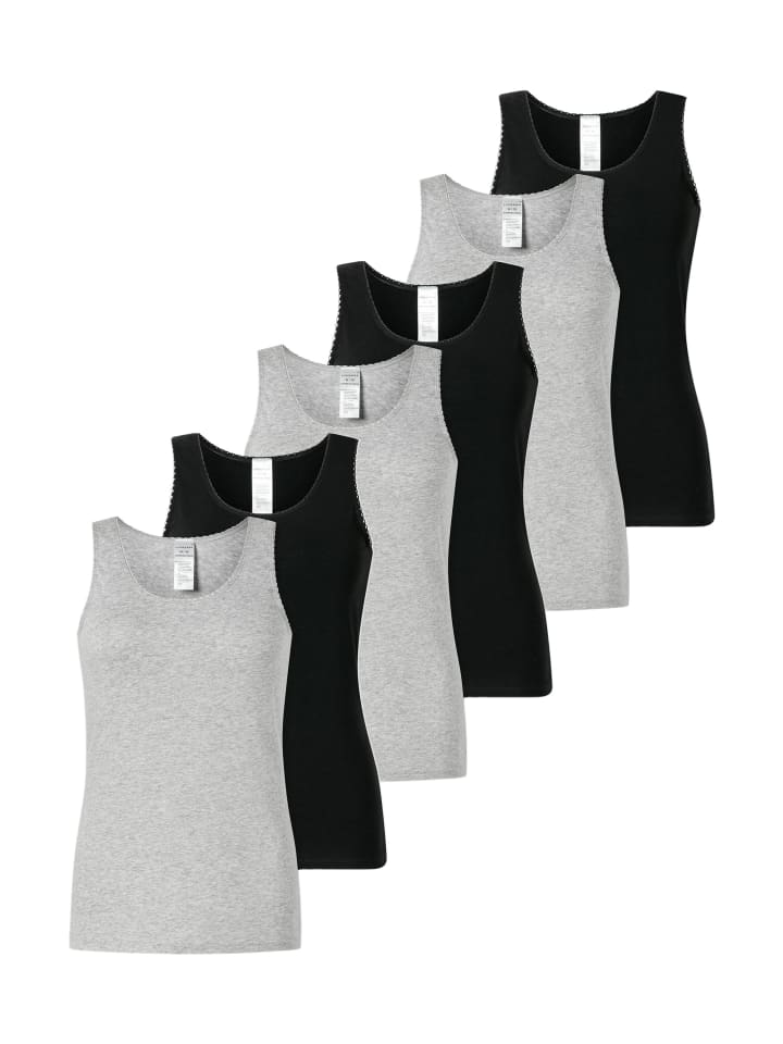 Майка Schiesser, черный/серый
Майка Schiesser, черный/серый