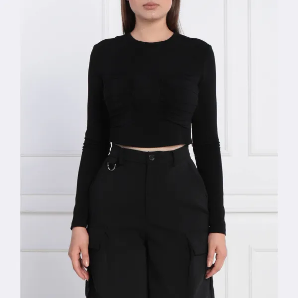 Укороченная блузка Pinko, черный
Укороченная блузка Pinko, черный