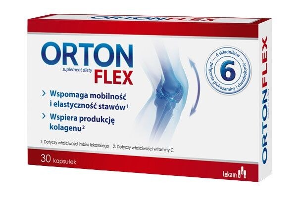 Капсулы, поддерживающие правильное функционирование суставов Orton Flex Kapsułki, 30 шт
Капсулы, поддерживающие правильное функционирование суставов Orton Flex Kapsułki, 30 шт