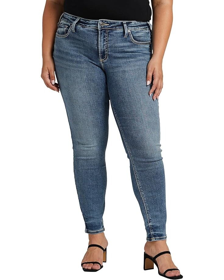 Джинсы Silver Jeans Co. Plus Size Suki Mid-Rise Skinny Jeans W93136ECF380, цвет Medium Indigo Wash
Джинсы Silver Jeans Co. Plus Size Suki Mid-Rise Skinny Jeans W93136ECF380, цвет Medium Indigo Wash
