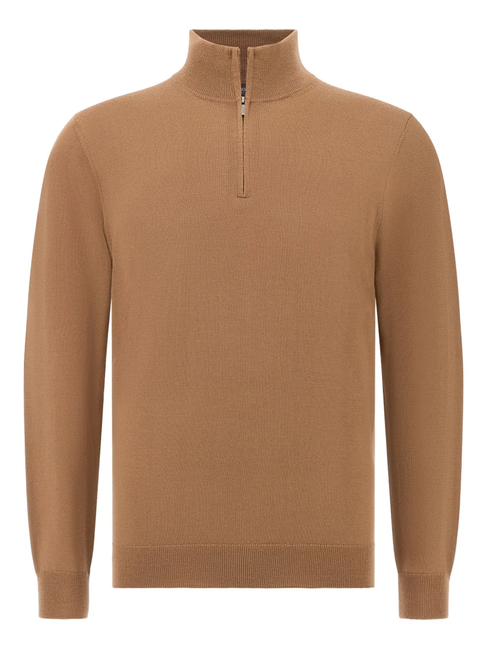 Свитер из шерсти мериноса с воротником на молнии Boggi Milano, коричневый
Свитер из шерсти мериноса с воротником на молнии Boggi Milano, коричневый