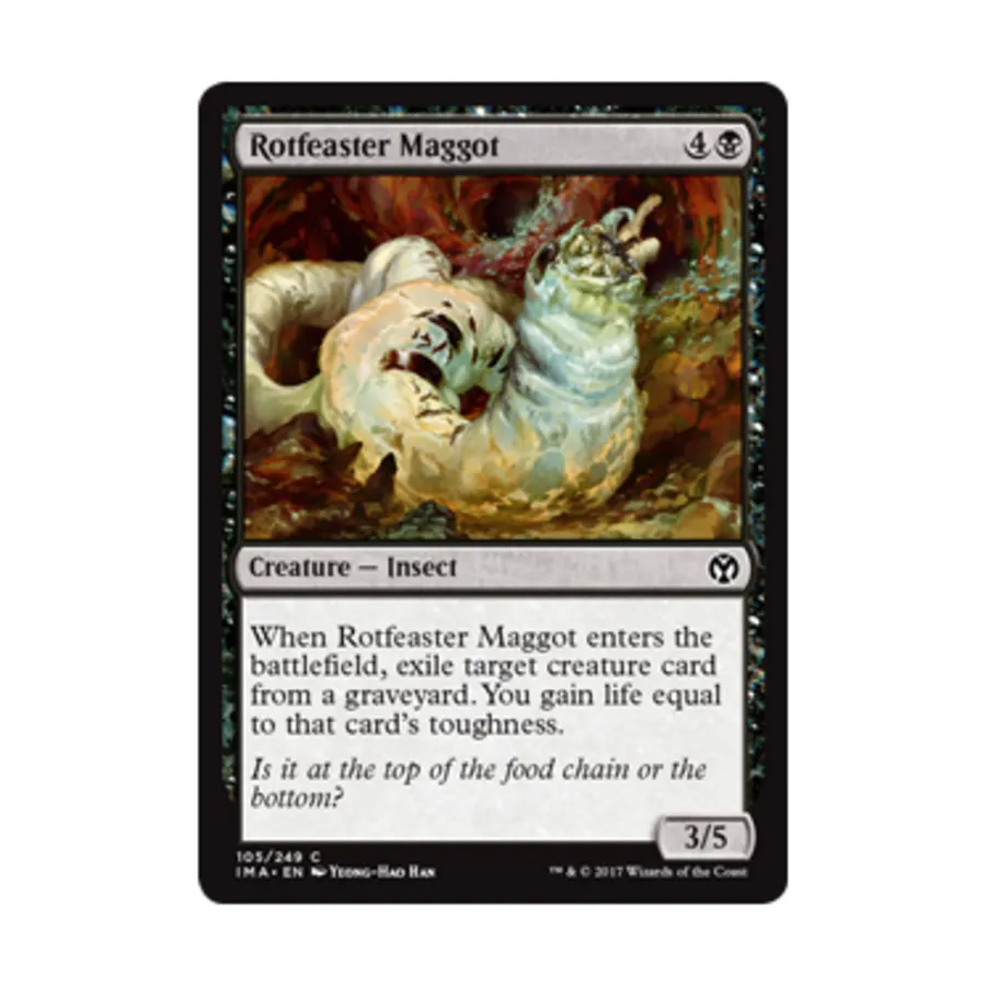 CCG Личинка Ротфистера (C) (Фольга), MTG - Iconic Masters
CCG Личинка Ротфистера (C) (Фольга), MTG - Iconic Masters